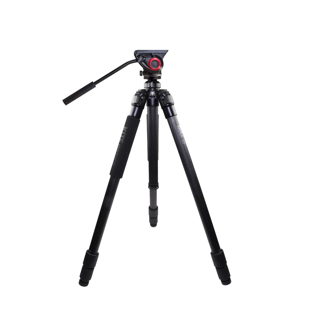 Treppiede kite optics ardea CF con testa Manfrotto MVH500AH
