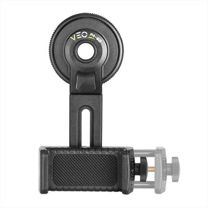 Adattatore universale per digiscoping smartphone/ottica con telecomando bluetooth 