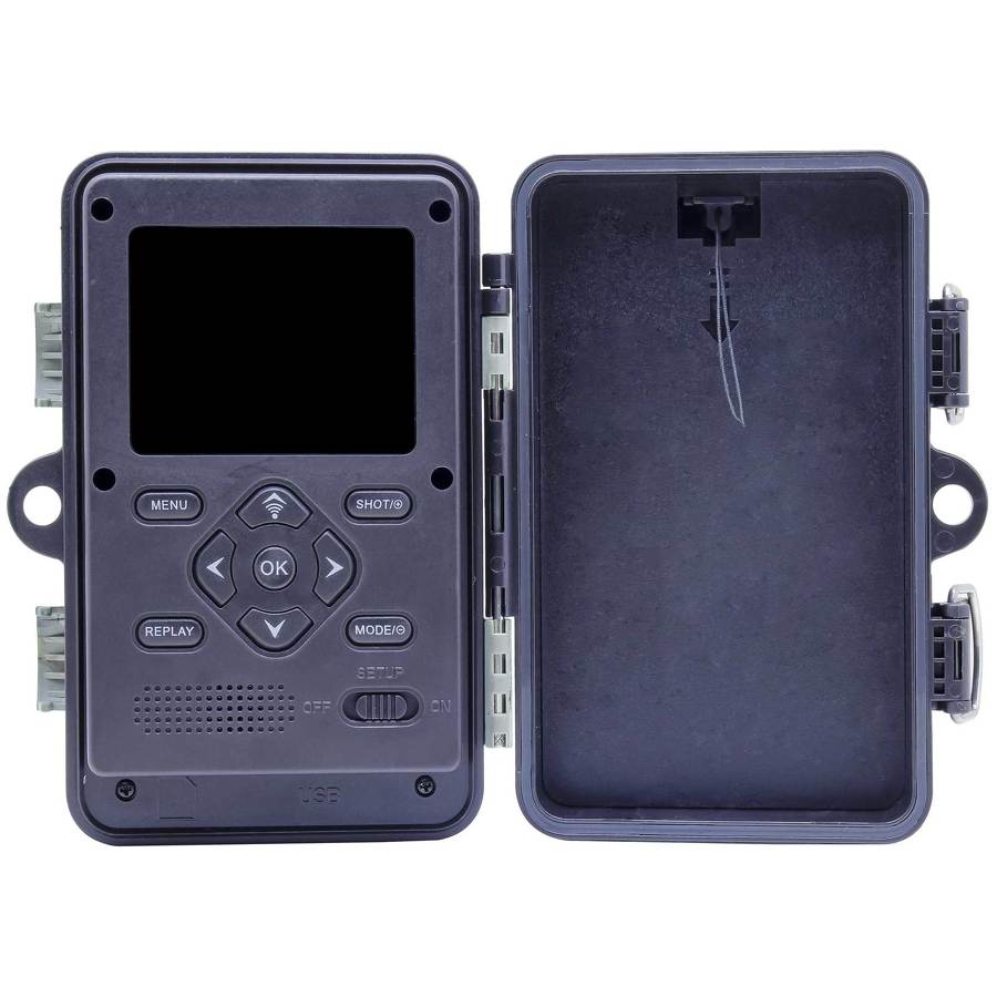 Fotocamera da caccia mimetica EZ45 wifi con invio su smartphone 