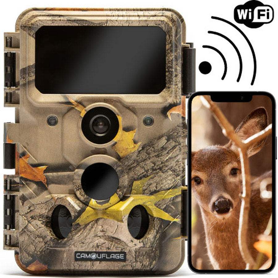 Fotocamera da caccia Camouflage EZ60 Wi-Fi - Invio su smartphone 