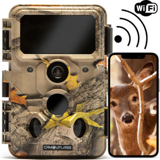 Fotocamera da caccia Camouflage EZ60 Wi-Fi - Invio su smartphone 