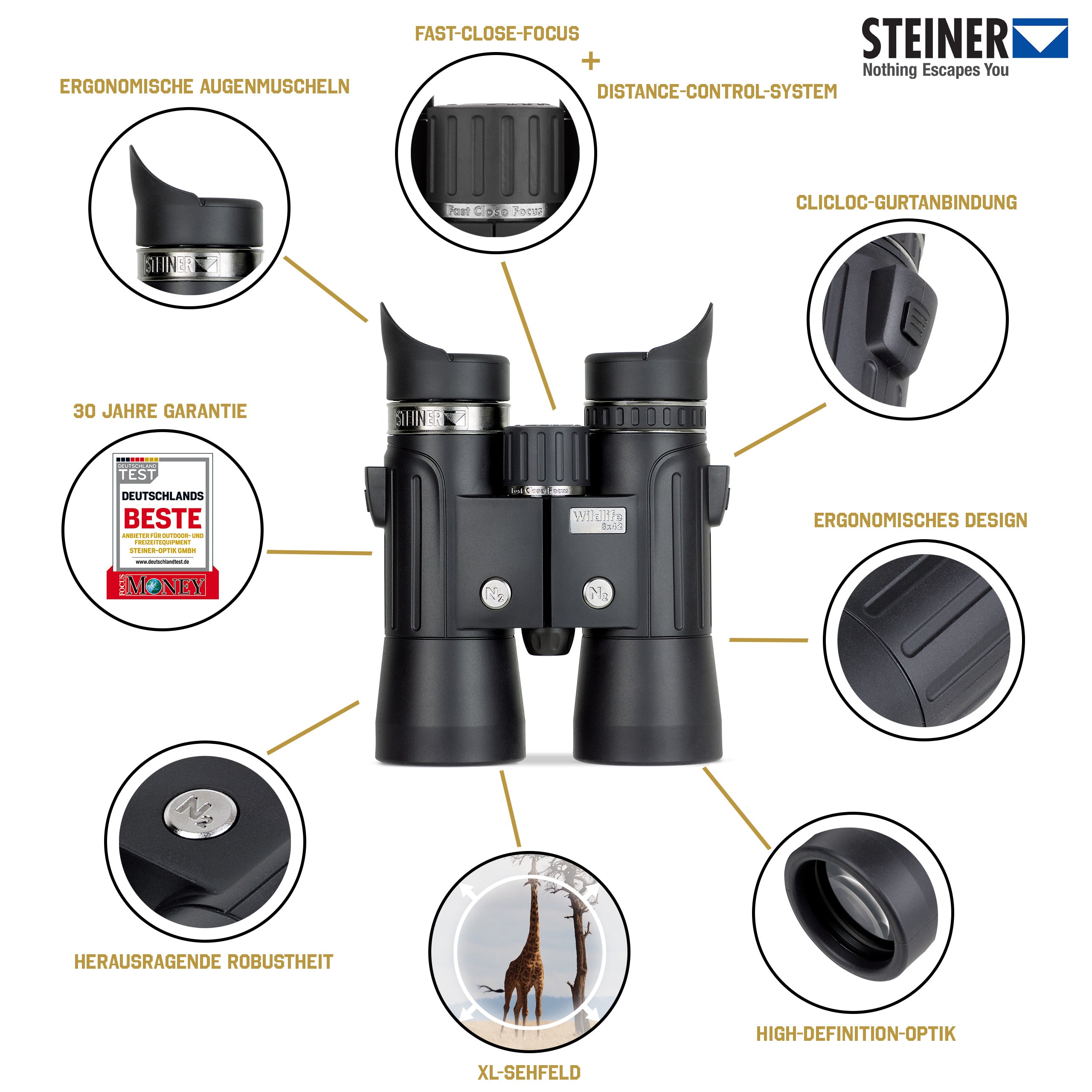 Binocoli Steiner Wildlife 8X42 