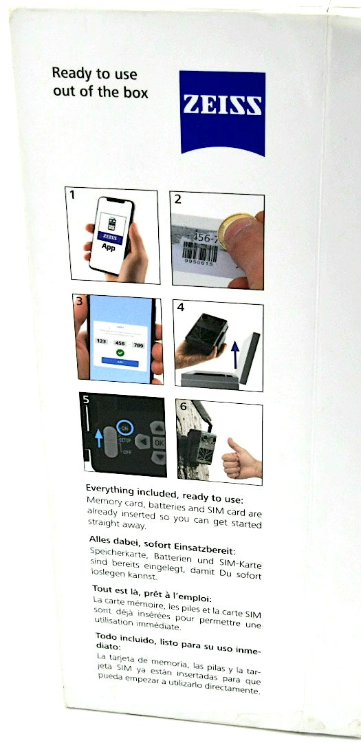 Fototrappola ZEISS Secacam 5 connessa 