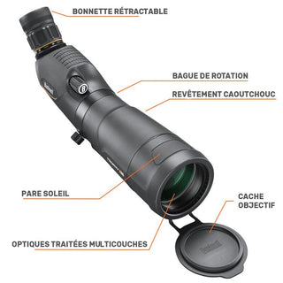 Cannocchiale Bushnell Trophy Extreme 20-60X65 angolato 