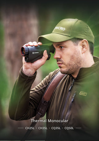 Monoculare termico Hikmicro CONDOR CH35L con telemetro laser 