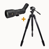 Cannocchiali Kite Optics KSP 80 HD 25-50X80 + Treppiede Ardea CF con testa Manfrotto 128 RC 