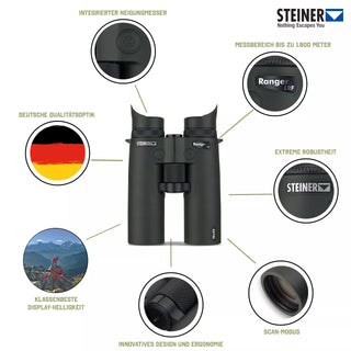Binocolo Steiner Ranger LRF 10x42 Telemetro integrato 